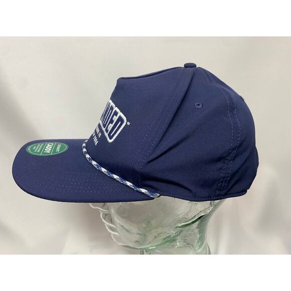 MADE IN NEW YORK NY BLACK CAP HAT 5 PANEL HIGH CROWN TRUCKER SNAPBACK - Picture 7 of 8